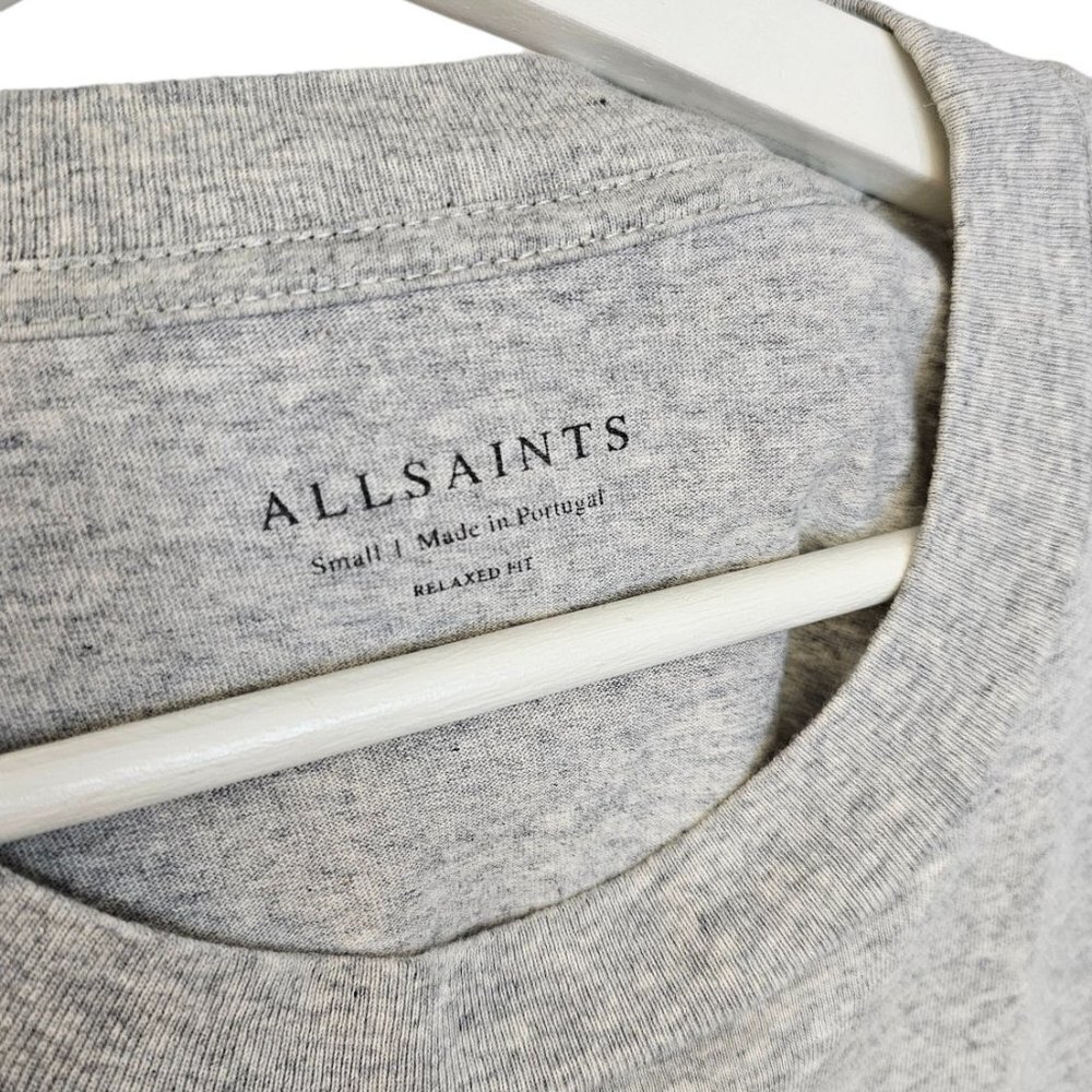 All Saints Men's Musica Short  Sleeve Crew Neck Relaxed Fit T-Shirt Size Small - Picture 7 of 8
